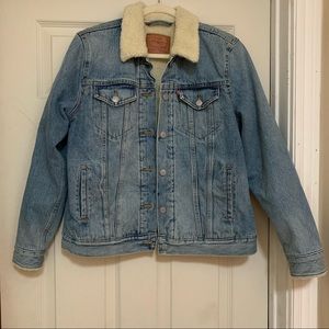 Levi’s Sherpa lined Jean Jacket (womens)